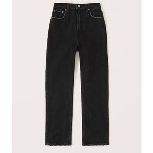 Abercrombie Curve Love Straight Ankle jeans